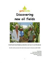 Discovering new oil fields, Small-scale local biofuel production and use in rural Honduras